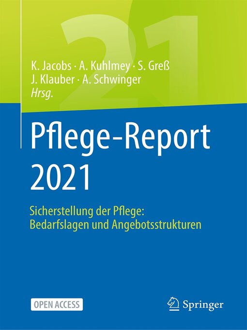 Title details for Pflege-Report 2021 by Klaus Jacobs - Wait list